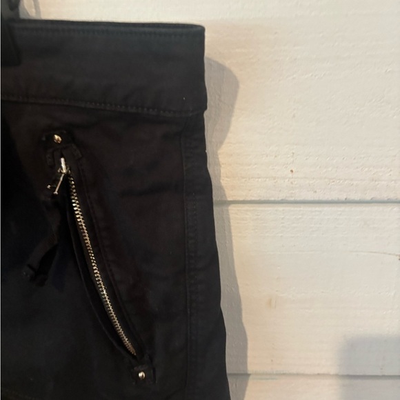 White House Black Market Black Cargo Shorts with Tailored Fit - Picture 12 of 15